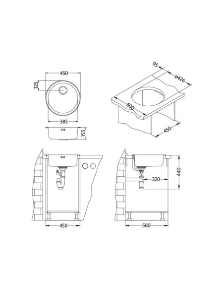 Sudoper Ugradbeni Form 10