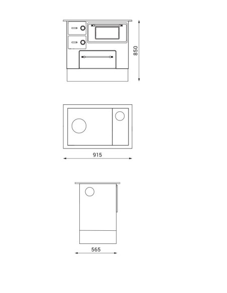 Peć štednjak ALFA Regular 46 ECO