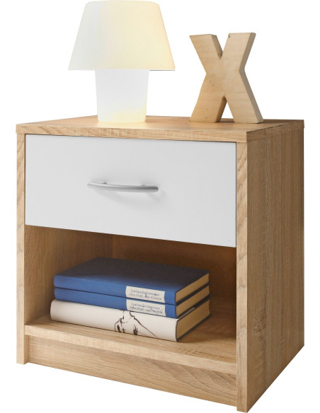 Noćni ormarić Pepe son/bijelo