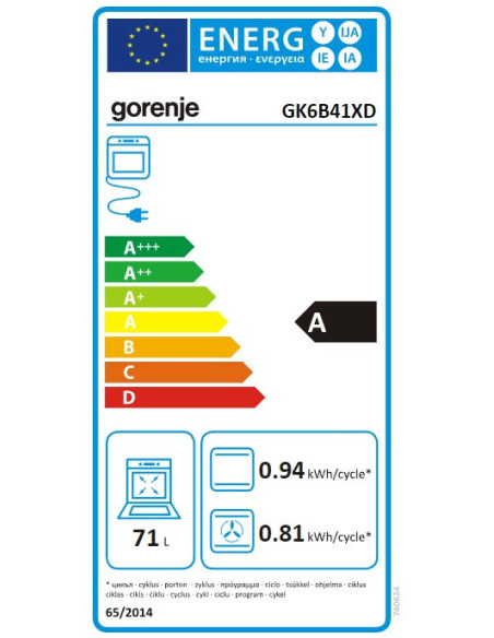 Gorenje Štednjak GK6B41XD
