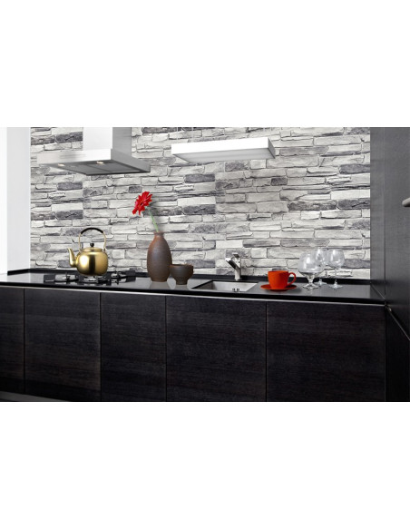 PVC panel Shale Silver