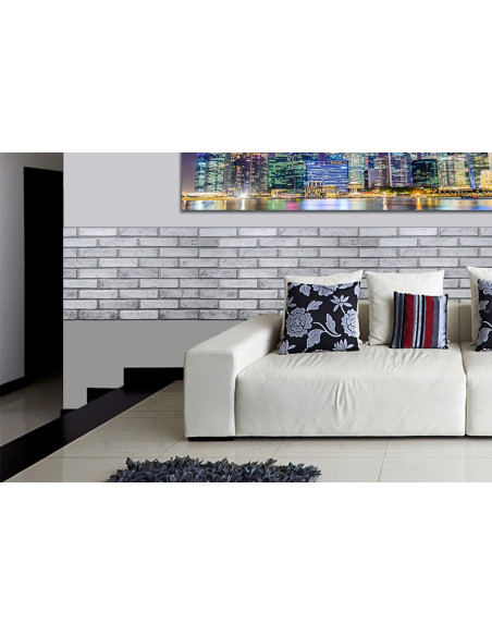 PVC panel Brick White