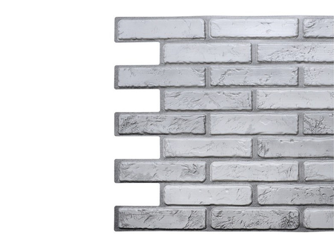PVC panel Brick White