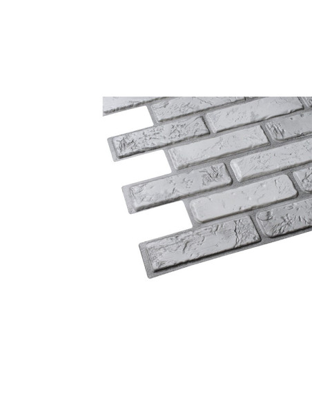 PVC panel Brick White