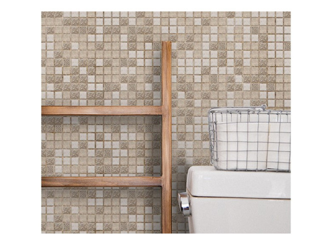 PVC panel Mosaic Brown