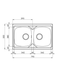 Sudoper Ugradbeni Mondial 2V 2