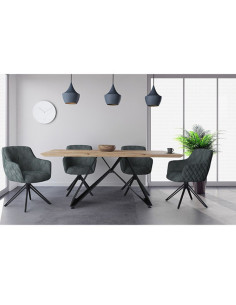 Stolica Sherlock dark green