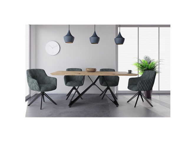 Stolica Sherlock dark green